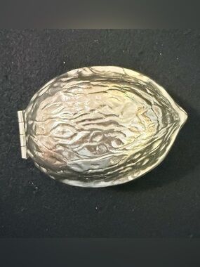 Vintage Nut Cracker Walnut Shaped Cast
Metal Rare West Germany